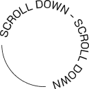 Elemento decorativo de texto scroll